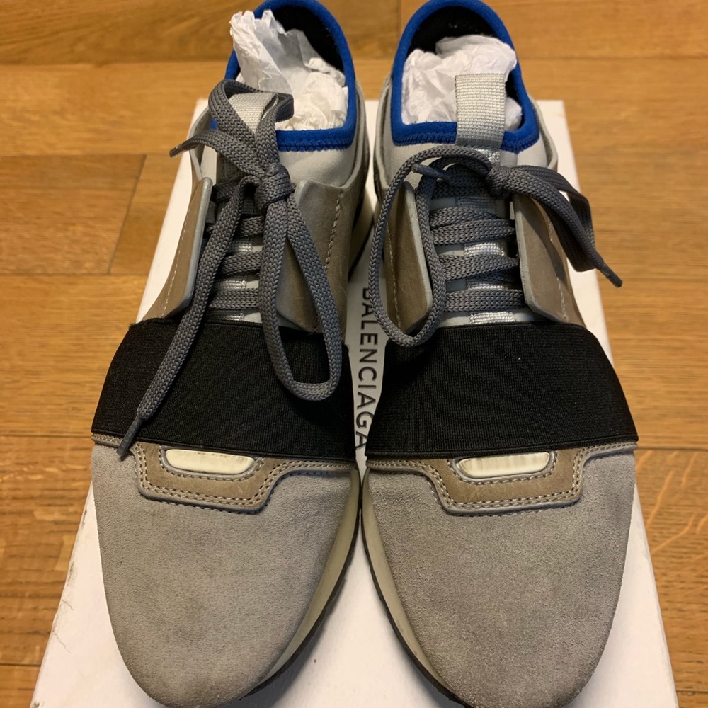 Balenciaga Grey Marble Race Runner